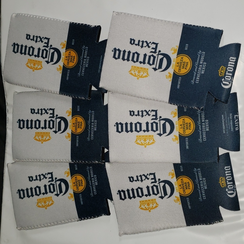 BRAND NEW- Set of 6 Corona Beer Koozies